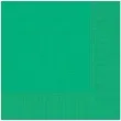 serwetki gladkie zielone amscan 33 cm 50 szt