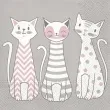 serwetki glam cats paw 33 cm 20 szt