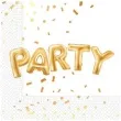 serwetki gold party procos 33 cm 20 szt
