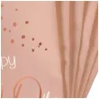 serwetki happy 80th elegant lush blush rozowy folat 33 cm 10 szt