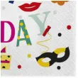 serwetki happy b day z maskami maki 33 cm 20 szt