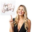 serwetki happy birthday biale partydeco 33cm