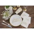 serwetki happy birthday bialo zlote santex 25 cm 20 szt