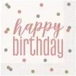 serwetki happy birthday glitz unique 33 cm 16 szt