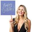 serwetki happy birthday granatowy partydeco 33cm