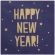 serwetki happy new year granatowe 33 cm 20 szt