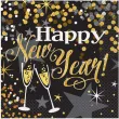 serwetki happy new year szampan unique 33 cm 16 szt