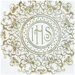 serwetki hostia ihs zloty ornament partypal 33 cm 20 szt