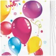 serwetki imprezujace balony maki 33 cm 20 szt