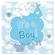 serwetki its a boy bocian i chmurki blekitny folat 25 cm 20 szt