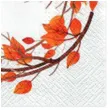 serwetki jesienne liscie biale paw 33 cm 20 szt