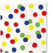 serwetki kolorowe kropki paw 33 cm 20 szt