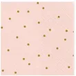 serwetki kropeczki rozowe partydeco 33 cm 20 szt