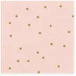 serwetki kropeczki rozowe partydeco 33 cm 20 szt