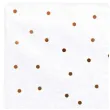 serwetki kropki biale partydeco 33cm
