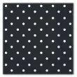 serwetki kropki czarne paw 25 cm 20 szt