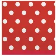 serwetki kropki duze czerwone maki 33 cm 20 szt