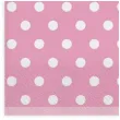 serwetki kropki duze rozowe maki 33 cm 20 szt