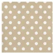 serwetki kropki male bezowe maki 33 cm 20 szt