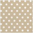 serwetki kropki male bezowe maki 33 cm 20 szt