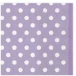 serwetki kropki male liliowe maki 33 cm 20 szt