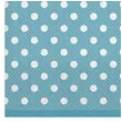 serwetki kropki male niebieskie maki 33 cm 20 szt