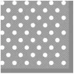 serwetki kropki male szare maki 33 cm 20 szt