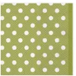 serwetki kropki male zielone maki 33 cm 20 szt