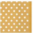 serwetki kropki male zolte maki 33 cm 20 szt