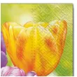 serwetki kwiaty 3 tulipany maki 33 cm 20 szt