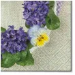 serwetki kwiaty fioletowy wieniec maki 33 cm 20 szt