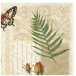 serwetki kwiaty i motyle vintage maki 33 cm 20 szt