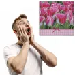 serwetki kwiaty tulipany fuksja maki 33 cm 20 szt