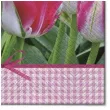 serwetki kwiaty tulipany fuksja maki 33 cm 20 szt