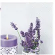 serwetki lawenda w koronkowych doniczkach maki 33 cm 20 szt