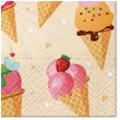 serwetki lody rozki paw 33 cm 20 szt