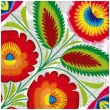 serwetki ludowe kwiaty maki 33 cm 20 szt