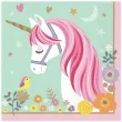 serwetki magiczny jednorozec amscan 33 cm 16 szt