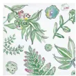 serwetki malowane zielone liscie 33 cm 20 szt