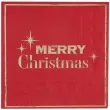 serwetki merry christmas czerwony santex 33 cm 10 szt