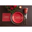 serwetki merry christmas czerwony santex 33 cm 10 szt