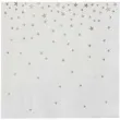 serwetki metalic star biale ginger ray 25 cm 20 szt