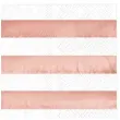 serwetki metaliczne paski rozowe partypal 33cm 10 szt