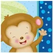 serwetki monkey for boy 33 cm unique 16 szt