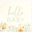 serwetki papierowe baby shower hello baby amscan 33 cm 17 szt