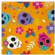 serwetki papierowe halloween dia de los muertos partypal pomaranczowy 33 cm 10 szt