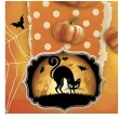 serwetki papierowe halloween dynia pomaranczowy maki 33 cm 20 szt