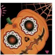 serwetki papierowe halloween muertos czarny maki 33 cm 20 szt