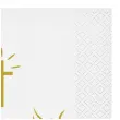 serwetki papierowe happy christening bialy godan 33 cm 20 szt