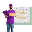 serwetki papierowe hello baby bialy amscan 33 cm 16 szr